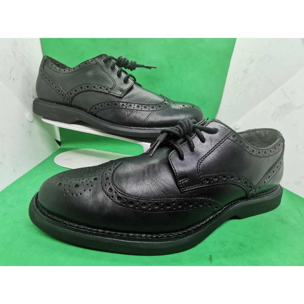 Sperry Top- Sider Gold Cup Bellingham Wingtip ASV Black Leather Mens Size 10 M